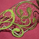 Bracelet jardin tissé de Croline Panthier Sabot en soie Argentia au point fermé, point d'esprit, fausse passée, crochetage corde de 4.