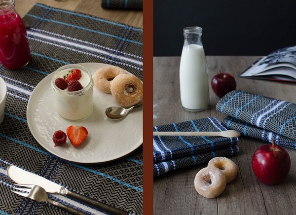 Sets, serviettes ou torchons… Voici l’univers pour la table et la cuisine, dans lequel le tissage Jacquard est mis à l’honneur.