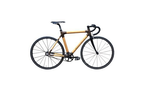 Sur le parcours du festival, on peut tester ce vélo, dont le cadre est en bambou, conçu et réalisé par Cyclik, qui a été distingué par le premier prix de la start-up la plus innovante lors de la Foire de Lyon.