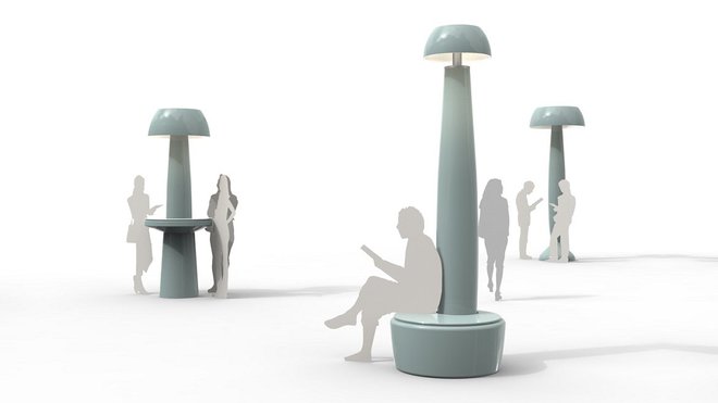 Ce projet, imaginé par le designer Marc Aurel met en avant l’éclairage de l’espace public. Les Sémaphores urbains en céramique fonctionnent à l’énergie solaire. Ils ont obtenu l’Etoile de l’ameublement 2017 du VIA, et sont réalisés en partenariat avec JC Decaux, Ceralep, Tôlerie Forezienne et Philips.