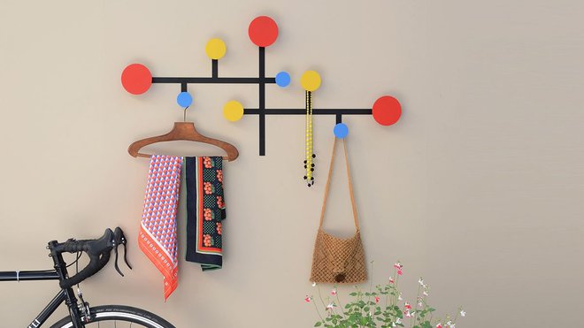 Patère Piet, design Didier Chaudanson pour Presse Citron. Patère Piet, design Didier Chaudanson pour Presse Citron.