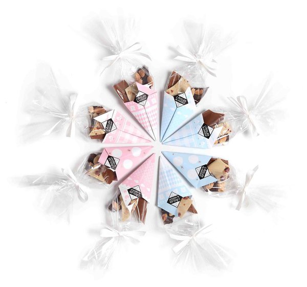 Du bleu et du rose, des pois, et des losanges pour un baptême heureux !