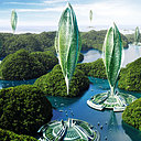 L’Hydrogénase est un moyen de transport du futur et l’un des premiers projets de bio-mimétisme qui s'inspire de la beauté et des formes de la nature, des qualités de ses matériaux et de ses processus d'auto-fabrication. Ces aéronefs du futur utilisent des biocarburants dits de troisième génération à base d’algues.