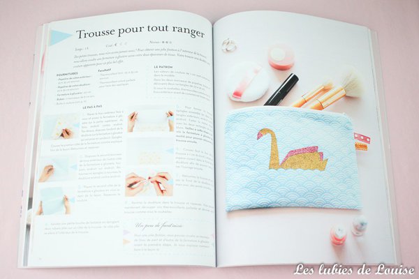 Une trousse pour tout ranger, en popeline de coton vous apprendrez à poser une fermeture à glissière.