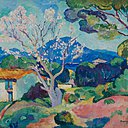 Amandier en fleurs, Henri Manguin 1907.