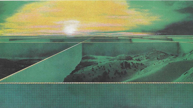 Projet d’architecture pour 12 villes idéales :  Superstudio - The Twelve Ideal Cities. First City: 2000-tons City, 1971.