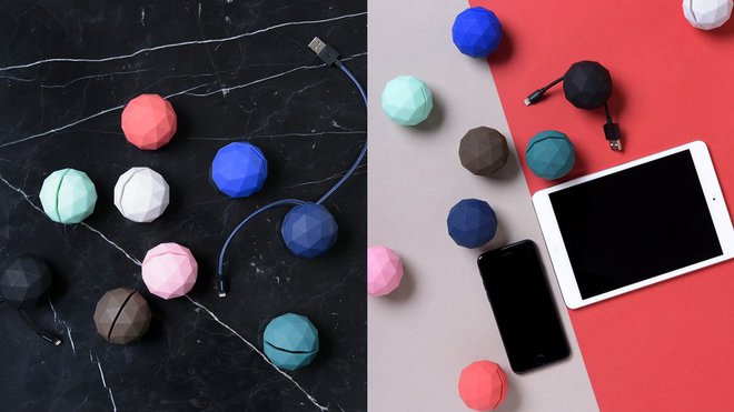 Fun, ludique et coloré, c’est le câble qu’il vous faut. Cosmos, disponible en 10 coloris, à partir de 19,90 €.