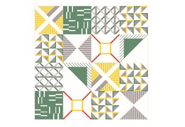 Un des motifs des carreaux Rotterdam.