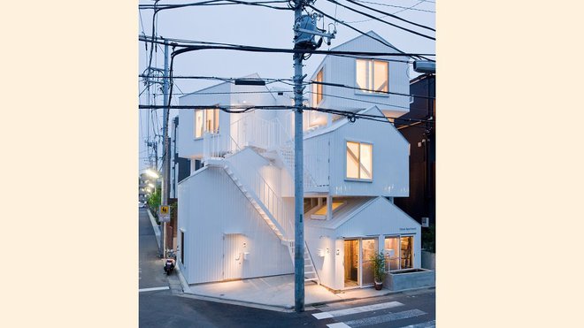 Appartements à Tokyo, création Sou Fujimoto, 2012.