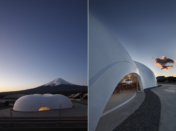 Restaurant Hoto Fudo à Fujikawaguchiko, création Takeski Hosaka en 2009.