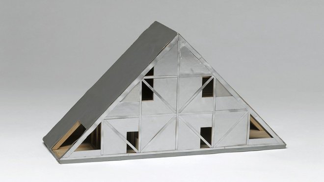 Préfecture de Shizuoka, Maison version 1, maquette d’étude 1, création Itsuko Hasegawa, 1971-72.