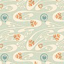 Réédition d’un papier-peint des chambres du Castel Béranger, réalisée par l’Atelier d’Offard, en deux tons. L’impression à la planche offre un effet de papier de texture ancienne. Rouleau de 10 mètres, largeur de 50 cm avec raccord, 400 €, HT.