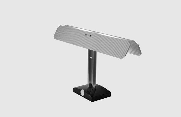 Lampe de table Capalonga, création Tobia Scarpa éditée par Flos en 1982.