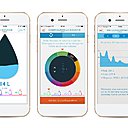 Une application gratuite disponible sur smartphone et tablette « Hydrao Smart Shower ».