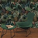 Collection Pineapple in the dark : des ananas surdimensionnés dans une forêt tropicale ultra sombre. Disponible en 3 couleurs, à gauche version Mulberry, à droite, version Ochre, existe aussi en version bronze. l 90 et 106 cm. Création Pascale Risbourg. Collection Pineapple in the dark : des ananas surdimensionnés dans une forêt tropicale ultra sombre. Disponible en 3 couleurs, à gauche version Mulberry, à droite, version Ochre, existe aussi en version bronze. l 90 et 106 cm. Création Pascale Risbourg.