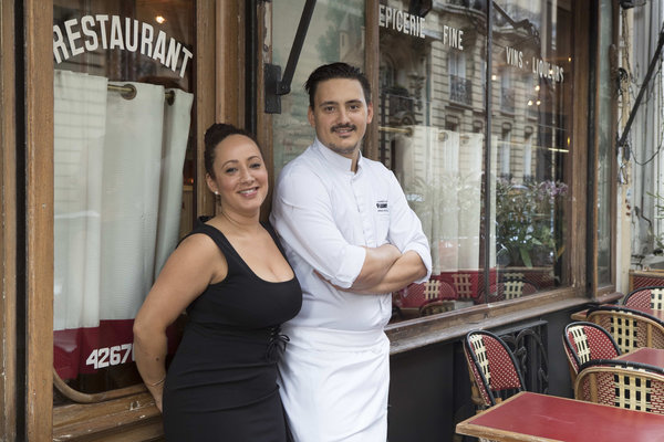 La belle équipe du Flaubert que forment Romain Brechignac avec Laetitia, directrice de la salle.
