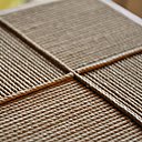 Gros plan sur un décor de la collection Marqueté, avec cloisonnés de corde en lin poli (3 mm de diamètre).