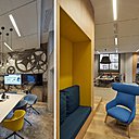 Des espaces de réunion qui se démarquent avec un décor stimulant, des alcôves pour les rendez-vous professionnels en interne et 3400 m² d’espaces intérieurs pour les bureaux de Onepoint à Paris, une entreprise internationale de conseil et de services du numérique.