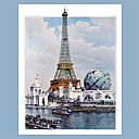 Monument-globe aux côtés de l’hégémonique tour Eiffel. Globe céleste (ou Cosmorama), 1897-1900, Le Figaro illustré n°128, novembre 1900.