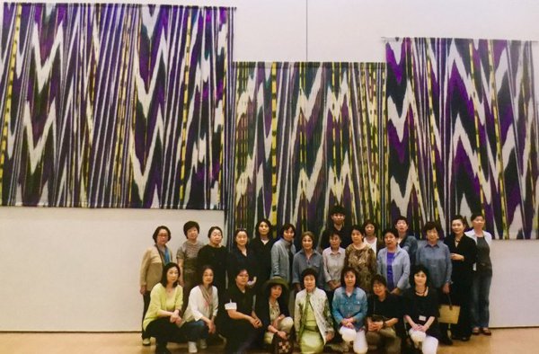 Yukiko Yokoyama, tissage et son école Artiste invitée 2018.