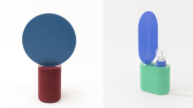 La petite lampe de table Neptune, déclinée en trois modèles peut être fabriquée en SMF avec des fichiers de modélisation 3D téléchargeables sur www.cults3d.com. Prix de vente : 7,20 €.