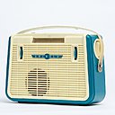 Transitor radio Spidol, années 1960-62, fabriqué par  VEF Radio à Riga. Design Adolf Irbitis.