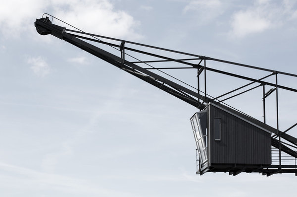 The Krane est situé dans l’un des derniers ports en cours de rénovation à Copenhague.