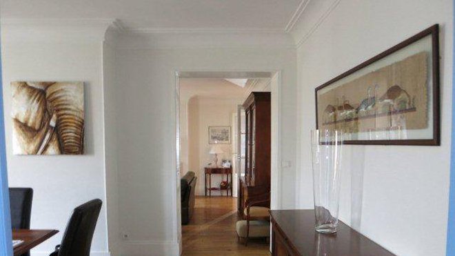 Avant : zone de circulation des anciennes pièces de jour.