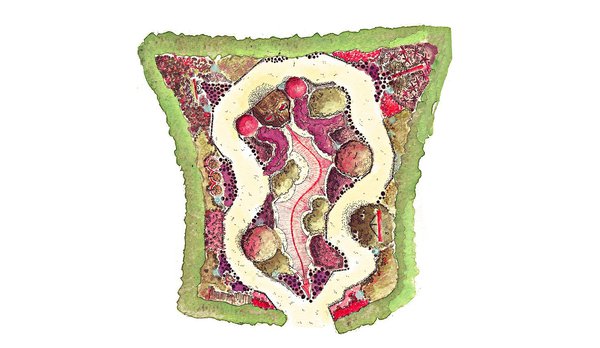 « Le jardin des supplices » réalisé par Florentin Bourcereau, paysagiste et urbaniste français égraine les supplices effectués par le jardinier qui intervient sur la nature en tronçonnant, greffant, ligaturant…