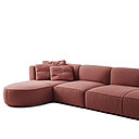 Détente à la carte. Toujours très attendu, le nouveau canapé de Patricia Urquiola modulable et ludique grâce à ses différentes possibilités de composition offre des courbes douces et accueillantes. Structure en métal, rembourrée et recouverte de tissu. Modèle Bowy Sofa édité par Cassina.