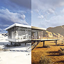 Loft panoramique personnalisable et durable proposant une expérience de vie en harmonie avec notre biotope, dans le respect de l’environnement. Création Ozento.