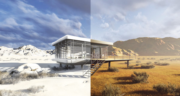 Loft panoramique personnalisable et durable proposant une expérience de vie en harmonie avec notre biotope, dans le respect de l’environnement. Création Ozento.