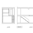 Plan de coupe du projet d'agrandissement