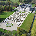 La Château d’Ancy-le-Franc et le « Parterre aux Fleurs ».