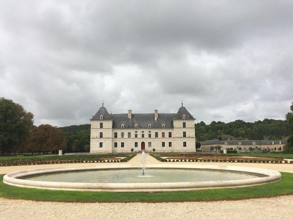 Vue générale du château avec le Parterre Est.