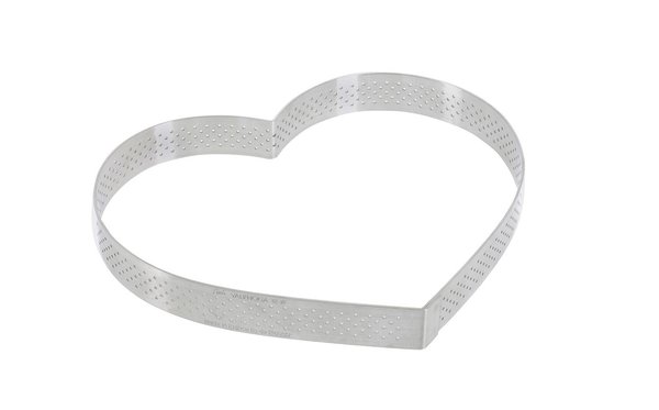 Ce cercle à tarte perforé en acier inoxydable a été développé en partenariat avec l’Ecole du Grand Chocolat Valrhona. Le bord est perforé pour une cuisson uniforme de la tarte. Acier inoxydable de qualité ressort, flexible pour un démoulage facile.