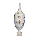 Passeggiata archeologica, urne avec couvercle, porcelaine.