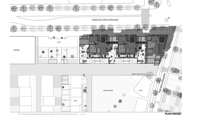 Le projet est porté par le groupe Bouygues Immobilier et réalisé par Eiffage Construction et Altibois.
