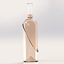 Projet coup de cœur « 2nd skin » d’Anaïs Olivon évoquant la recyclabilité infinie du verre telle une mue laissant place à une nouvelle bouteille. Catégorie « Vins », 2018.