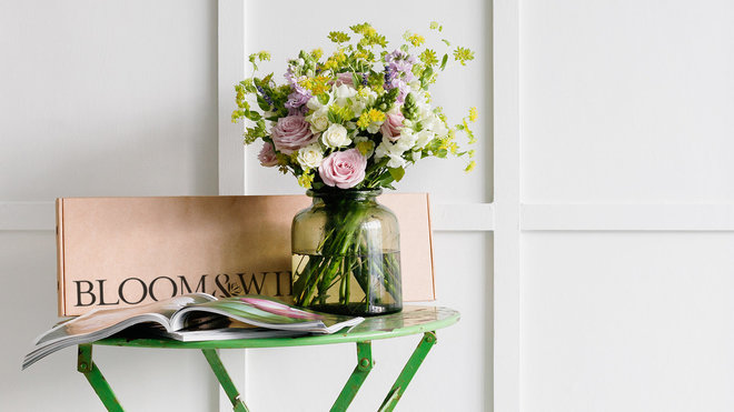 Les bouquets Bloom and Wild sont proposés en version « tout prêt » ou « créatif ».