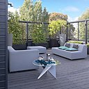 Une terrasse très moderne se déploie au dernier étage du bâtiment. Un atout non négligeable en milieu urbain. Une terrasse très moderne se déploie au dernier étage du bâtiment. Un atout non négligeable en milieu urbain.
