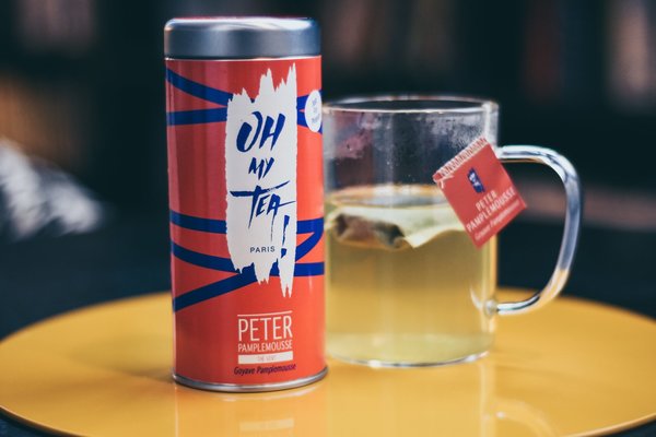 Et pourquoi pas une tasse de "Peter Pamplemousse", douce infusion mêlant les saveurs de goyave et de pamplemousse?