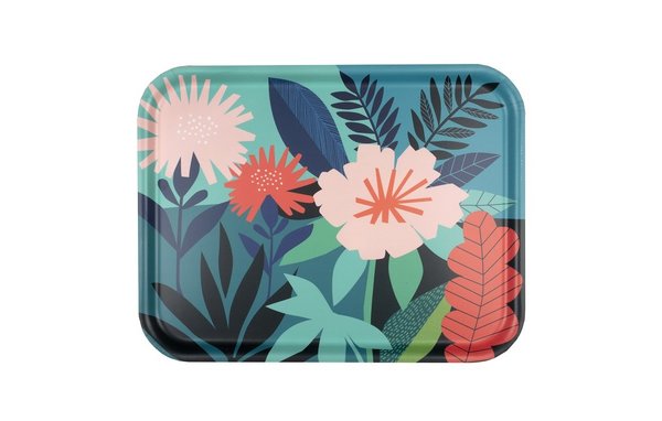 Perso. Au bureau ou pour un petit-déjeuner au lit, plateau en bouleau peint, Papercut, 35,90 €, Minilabo.