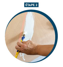 Etape 2 : Délimiter l'espace à peindre.