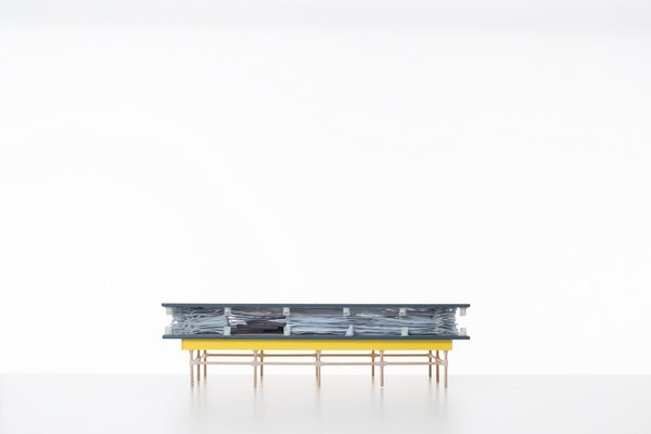 A base du projet d’atelier Cabano, un système de parois gonflables qui permet à cette microarchitecture de se rétracter ou de se déployer. Création de Jean-Alex Quach et Julien Roussel (Création Industrielle) en partenariat avec Walomo.