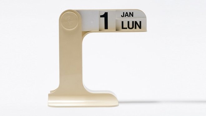 Calendrier perpétuel Timor, Enzo Mari, 1967, édition Danese.