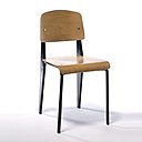 Chaise standard (n°305), Jean Prouvé, 1951/52, distribué par UGAP.