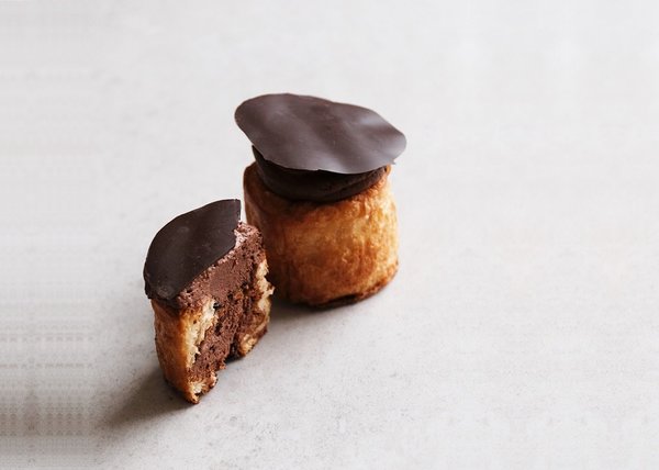 Petit moelleux au chocolat fondant, un délice ! Les pâtisseries varient chaque jour, selon l’inspiration du boulanger.