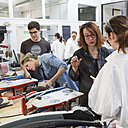 L’atelier maquette de L’Ecole de design, lieu central réaménagé en 2005 et 2010.