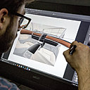 L’atelier maquette de L’Ecole de design : le passage par une maquette en phase de recherche est indispensable pour valider les volumes, les proportions et équilibrer les masses, mais également découvrir les matériaux, experimenter et résoudre les problèmes techniques. Car une maquette numérique (en 3D) ne donne jamais la même perception volumique qu’une maquette physique.